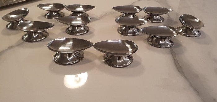 Sambonet - Hors doeuvre set (13) - Staal - Gerecht met, Antiek en Kunst, Antiek | Keukengerei