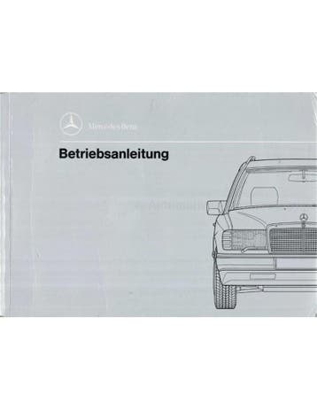 1990 MERCEDES BENZ E KLASSE T INSTRUCTIEBOEKJE DUITS
