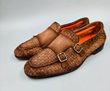 Santoni-UK11-Doublebuckle - Loafers - Maat: EU 46.5, EU 47 -, Kleding | Heren, Nieuw