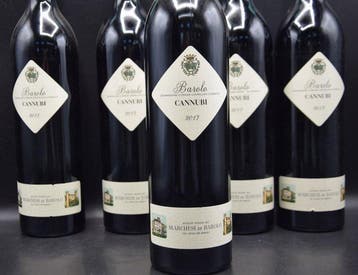 2017 Cantine Marchesi di Barolo, Cannubi - Barolo - 5, Verzamelen, Nieuw