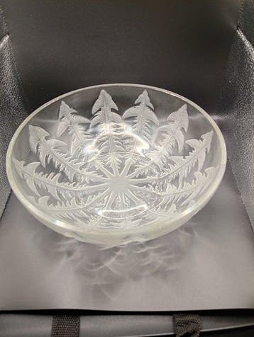 Lalique - René Lalique - Fruitschaal - Pissenlit 24 cm -