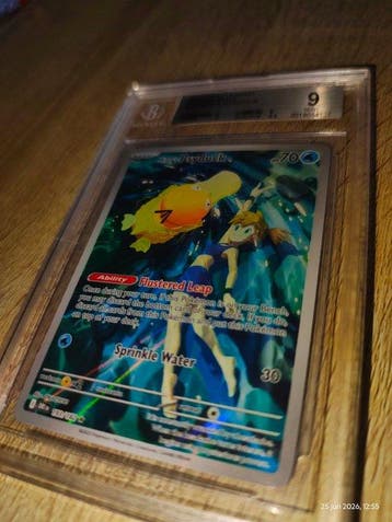 Pokémon - 1 Graded card - Mistys Psyduck 193 Foil - Beckett