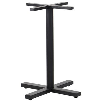 Tafelonderstel | CROSS | Metaal | Zwart | 580x580x725(h)mm, Verzenden