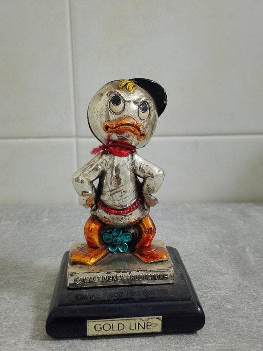 sculptuur, Disney - Paperino (Donald Duck) - Argento, Collections, Disney