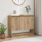 vidaXL Dressoir Artisan Eiken 97 x 29 x 75 cm Bewerkt hout, Verzenden, Nieuw