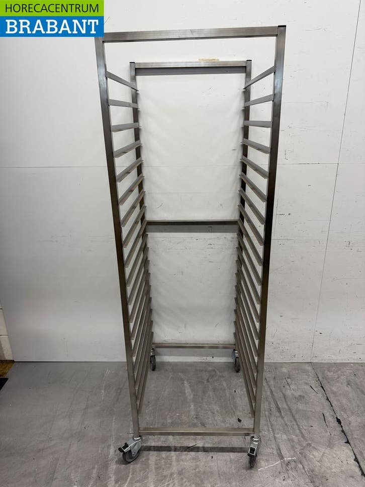 Chariot soudé Gastro M en acier inoxydable 18 x 2/1 GN, Articles professionnels, Horeca | Autre, Envoi