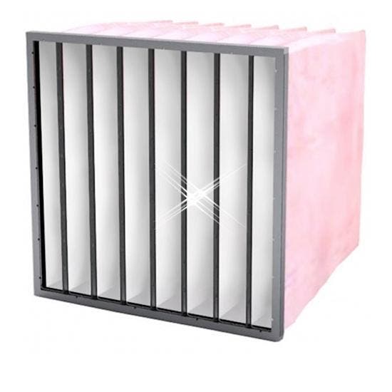 Zakkenfilter 490x287x600 mm, Doe-het-zelf en Bouw, Ventilatie en Afzuiging, Nieuw, Verzenden