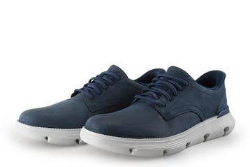 Skechers Veterschoenen in maat 41 Blauw, Verzenden, Veterschoenen