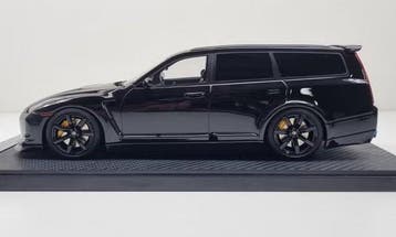 Ivy 1:18 - Modelauto - Nissan GT-R R35 Wagon – Zwart, Nieuw