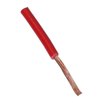 Bieden: H07V-K 4mm2 Single Core Electrical Cable - Red 100m, Ophalen of Verzenden, Nieuw