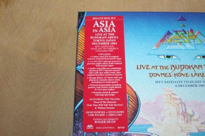 Asia - Live At The Budokan Arena Tokyo, Japan 1983 - Deluxe, CD & DVD, Vinyles Singles