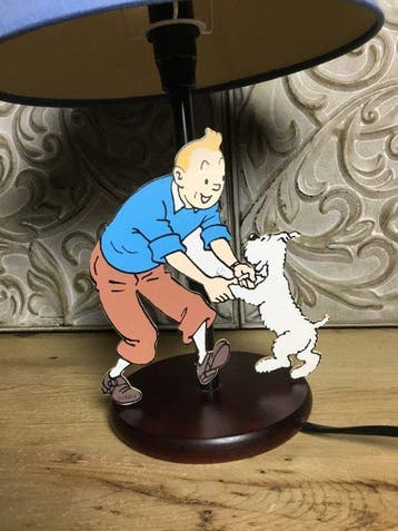 Lampe de chevet Trousselier - Tintin et Milou, Nieuw