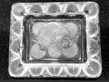 Lalique - René Lalique - Schaal - Kristal - Bluets