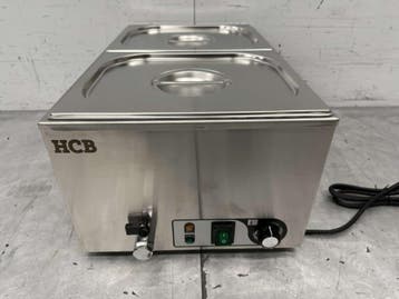 HCB RVS Bain marie 2 x 1/2 GN 230V Horeca, Ophalen of Verzenden