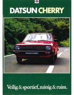1980 DATSUN CHERRY BROCHURE NEDERLANDS, Nieuw