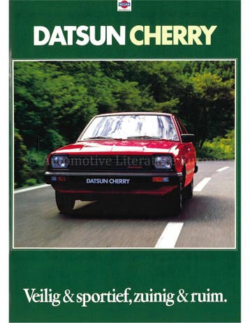 1980 DATSUN CHERRY BROCHURE NEDERLANDS, Nieuw