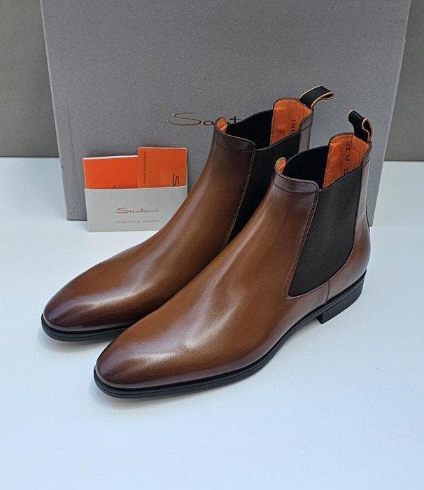 Santoni - Bottes - Taille : EU 44.5 - Neuf dans sa boîte, Vêtements | Hommes, Chaussures