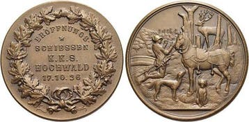 Bronze-medaille 17 10 1926 Schuetzenmedaille Ohne Ort, Verzenden