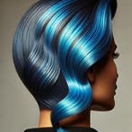 Gekleurde Haarwax  Blauw, Verzenden, Nieuw