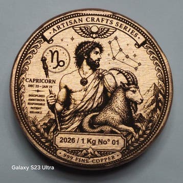 1 kilogram - Koper .999 - Artisancrafts (Zonder