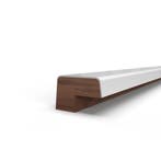 Opdek Glaslat 25x37 mm sponning 13x21mm-2000 mm, Verzenden, Nieuw