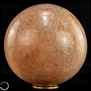 Naturel Pêche Pierre de Lune Pétillant Sphère- 3049.74 g
