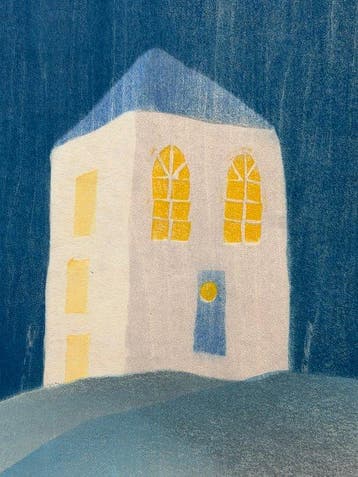 “Night moon - Large work ! - Masaharu Seki (b 1957) - Japan