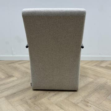 Woood  Halifax fauteuil licht grijs, Gebruikt, Grijs, Eén