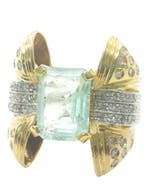 Sans prix de réserve - Bague - 9 carats Argent, Or jaune, Nieuw