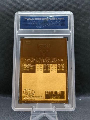 1996/97 Fleer Fleer 23KT Gold Michael Jordan WGC 10, Verzamelen, Nieuw