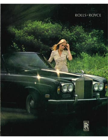 1972 ROLLS ROYCE RANGE BROCHURE ENGELS (USA)