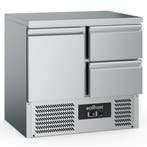 Koelwerkbank | 230L | 1 Deur (1/1 GN) + 2 Laden | +2°C/+8°C, Verzenden, Nieuw in verpakking