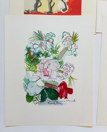 Jean Lurçat, André Marchad & Raoul Dufy - Lot de 4
