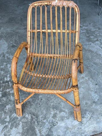 Fauteuil - Bamboe, Rattan - Bamboe fauteuil