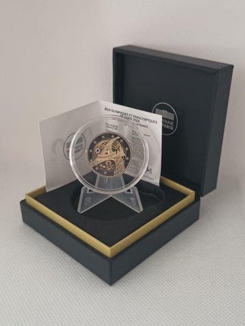 Frankrijk. 2 Euro 2024 La Tour Eiffel Danse Proof (Zonder