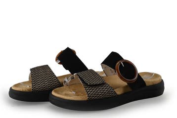 Remonte Slippers in maat 40 Zwart, Kleding | Dames, Schoenen, Slippers, Verzenden, Zwart, Remonte