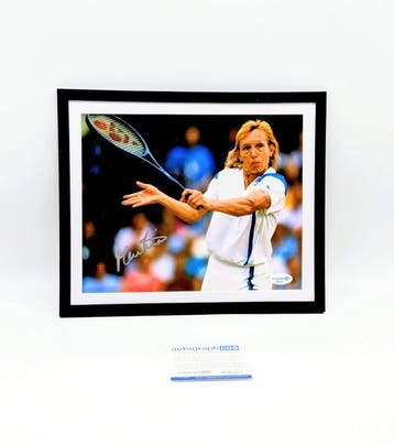 Martina Navratilova - Foto, Originele handtekening met COA, Nieuw