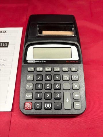 MBO Micro 310 – Vintage Printing Pocket Calculator –, Games en Spelcomputers, Nieuw
