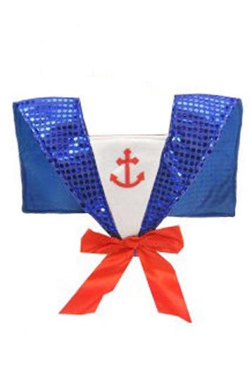 KIMU® Matrozenkraag Blauw Rood Matroos Kraag Blauw Matrozenp, Vêtements | Hommes, Ophalen of Verzenden