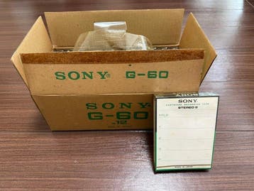 Sony - STEREO8 G-60 Cassette audio vierge, Nieuw