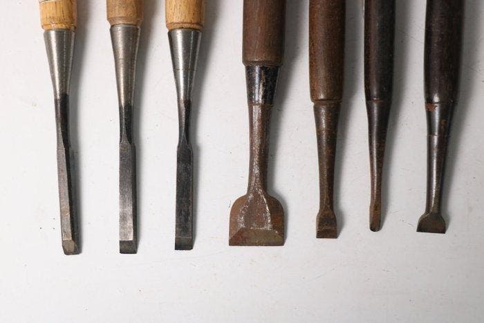Japanese vintage chisel  Nomi - Werkgereedschap (7), Antiquités & Art, Antiquités | Assiettes décoratives & Carrelages