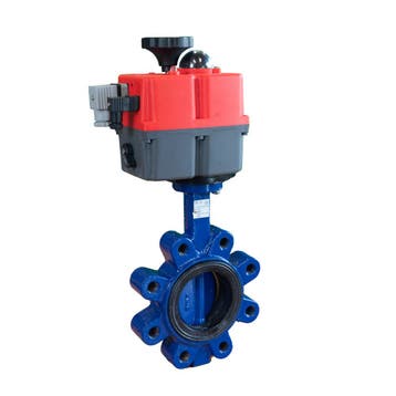 Vanne papillon electrique DN32 24-240V AC / DC Lug sûr en, Verzenden