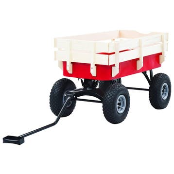 vidaXL Tuinwagen 150 kg rood, Doe-het-zelf en Bouw, Transportwagens, Verzenden, Nieuw