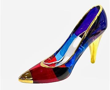 sculptuur, Cinderellas slipper - 20 cm - handgemaakt