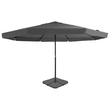 vidaXL Parasol met draagbare voet antracietkleurig, Verzenden