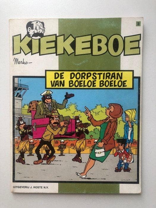 Kiekeboe 3 - De dorpstiran van Boeloe Boeloe - met zwarte, Livres, BD