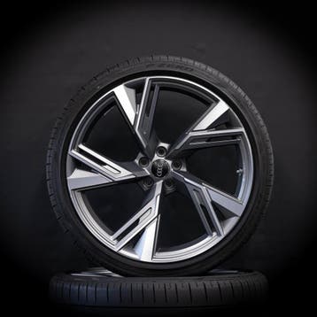 22 inch velgen Audi RS6 Zomerbanden 285/30/22  Origineel, Ophalen of Verzenden, Banden en Velgen