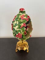 Fabergé ei - With a Swarovski Crystal stone - 24 kt goud -