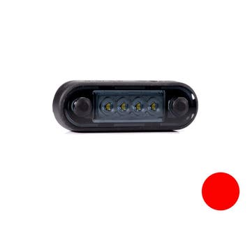 Fristom LED Markeringslamp Rood Dark Look Kort FT-073, Ophalen of Verzenden, Nieuw