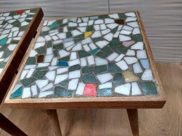 Table dappoint - Palissandre brésilien - Deux tables